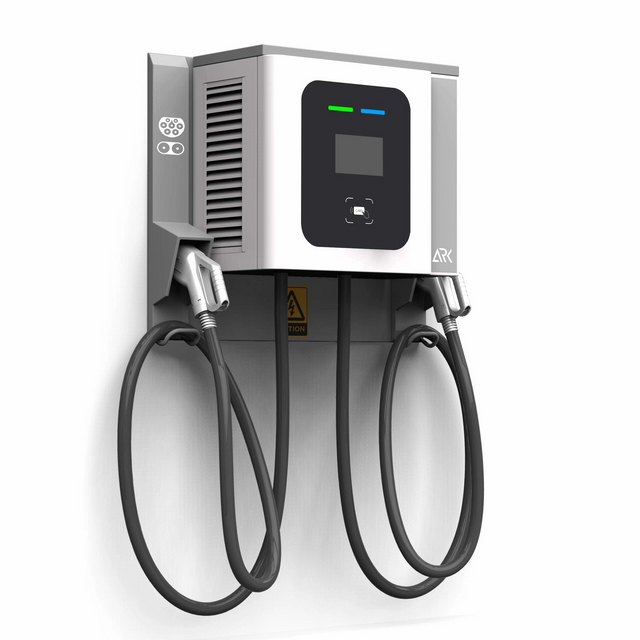 Estación de carga rápida comercial EVSE de 40KW CCS CHADEMO EV